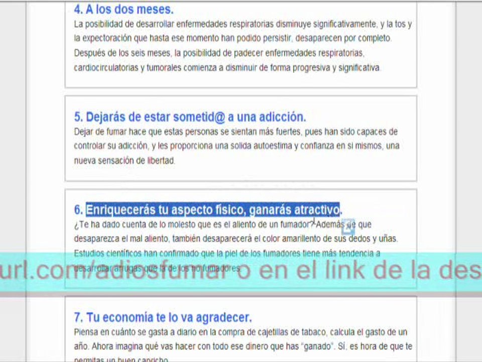 Como dejar de FUMAR definitivamente.