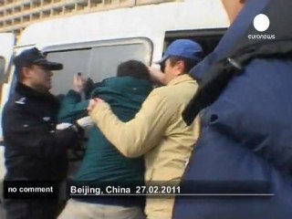 Arrestation de manifestants en Chine - no comment