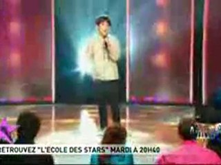 Valentin  le grand gagnant  de l'ecole des stars