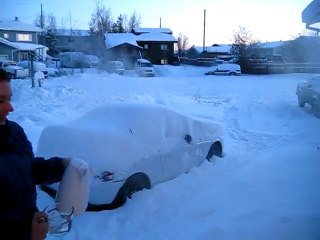 Evaporating Water in -30C in Yellowknife, NWT