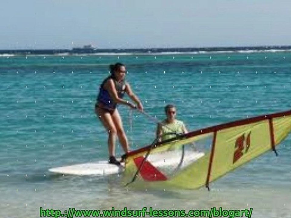 windsurfing lesson