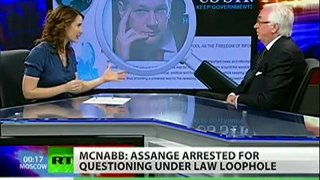 RT America Douglas McNabb interview regarding Julian Assange