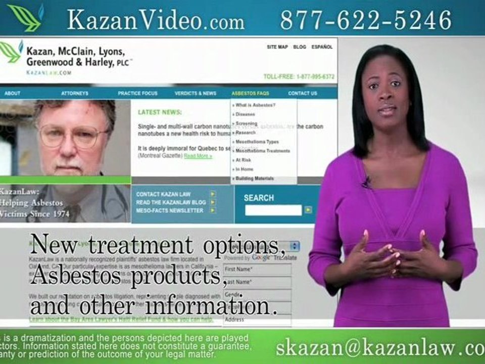 Asbestos Malignant Mesothelioma Los Angeles - Kazan Law
