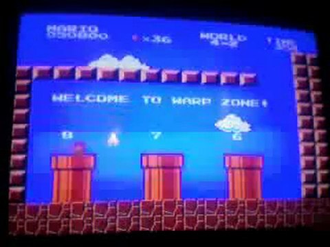 Super Mario Bros. speedrun raté