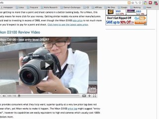 Nikon D3100 Review | Nikon D3100 Price ComparisonGet up ...