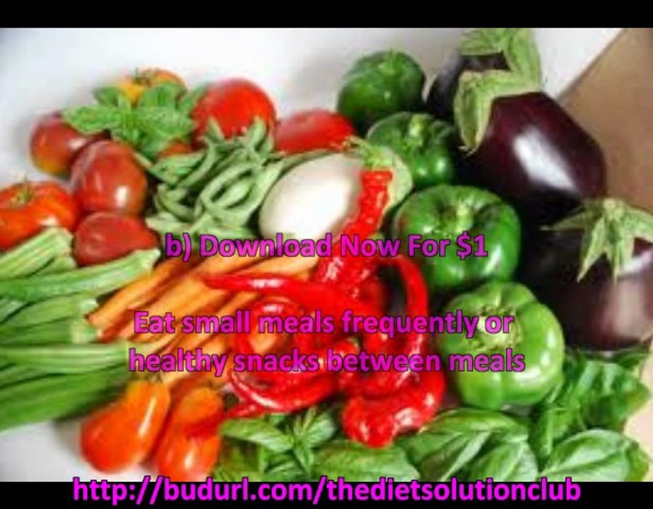 diet schedule for weight loss