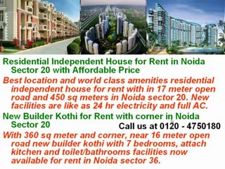 Fantastic Builder Kothi for Sale in Noida Sector 20, Conta