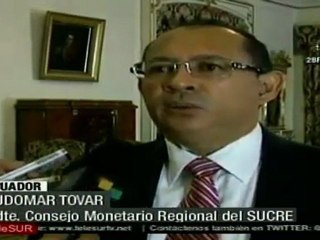 Reunión de empresarios en Quito sobre el uso del SUCRE