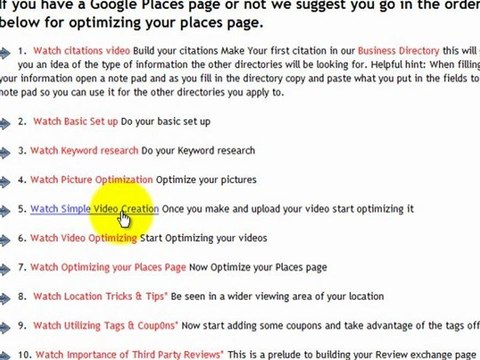 Google Places Page Set up | Optimize your Google Places pag