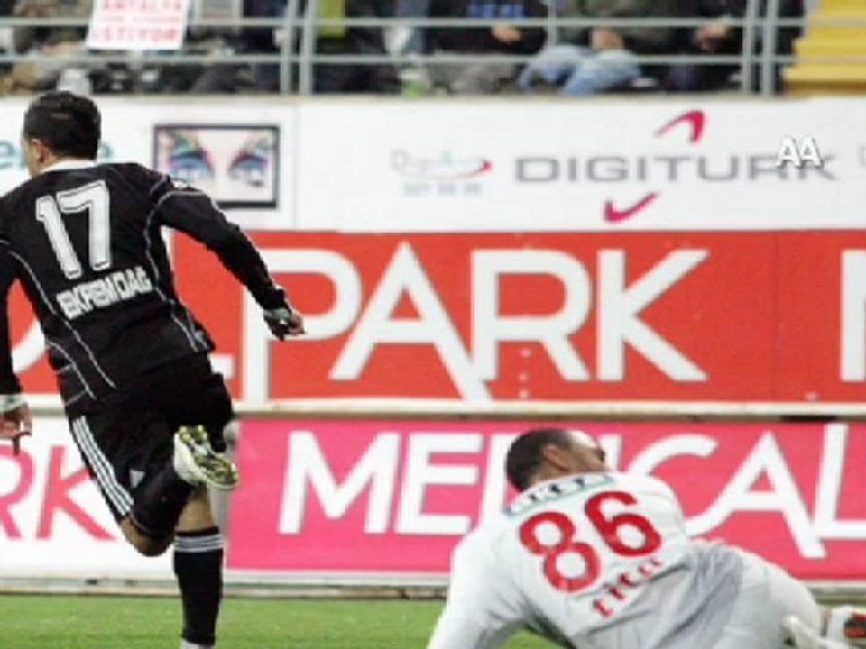 BEŞİKTAŞ,ANTALYASPOR'U 2-0 YENDİ