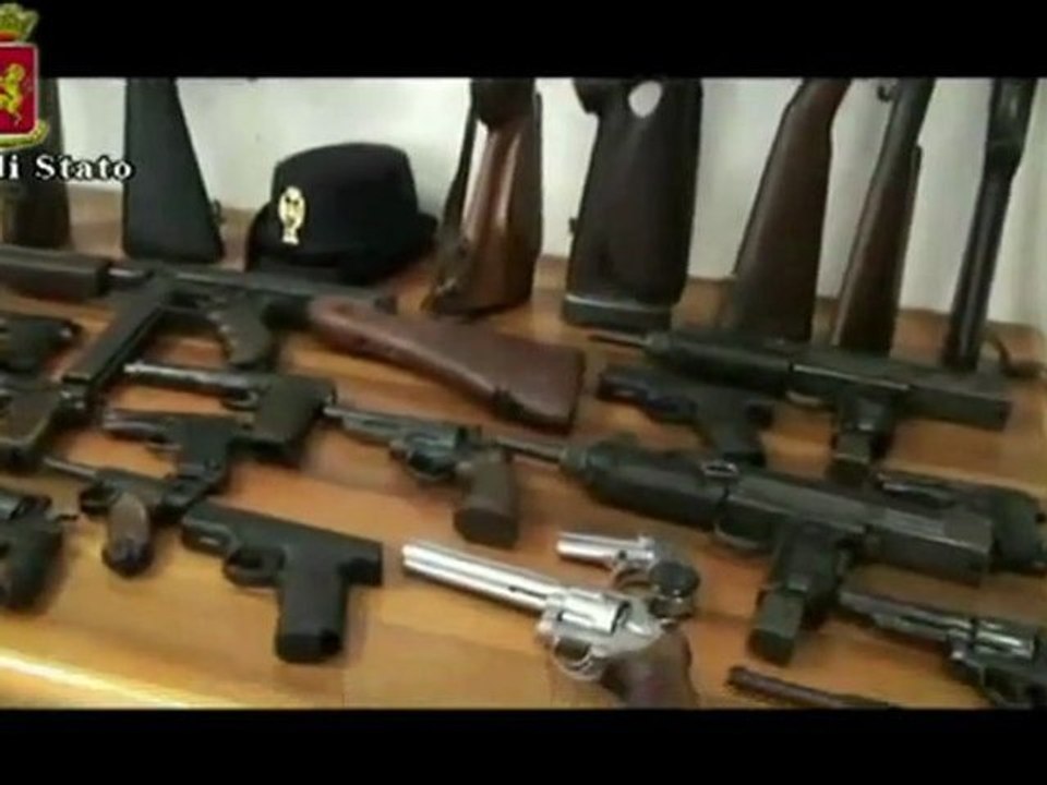 Roma - Maxi sequestro di armi