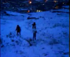 giochi di neve sul belvedere di matera 1