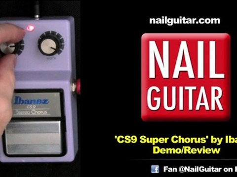 Ibanez CS9 Super Chorus Pedal Demo / Review - Guitar ...