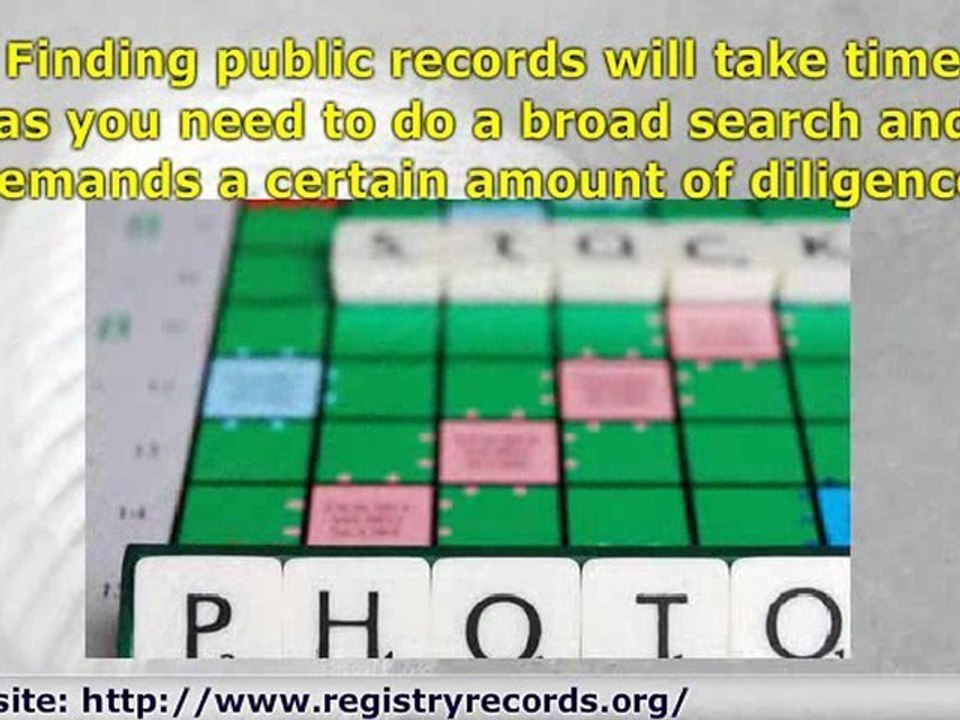 Searching Through Online Public Records Databases