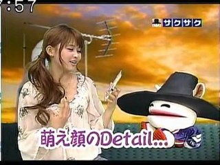 sakusaku 110301 4 萌え顔の消しゴムはんこが送られてきました･･･、の巻