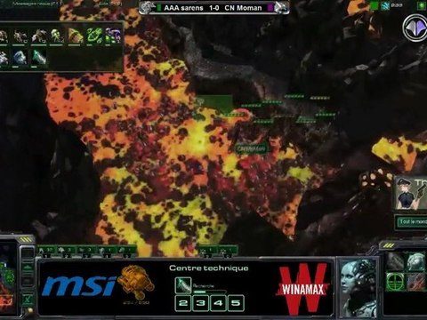 Match SC2 : Sarens (T) vs MoMaN (Z) (match 2)