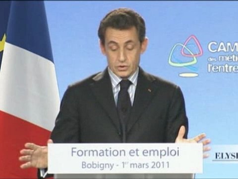 Discours de Bobigny sur l'emploi et la formation