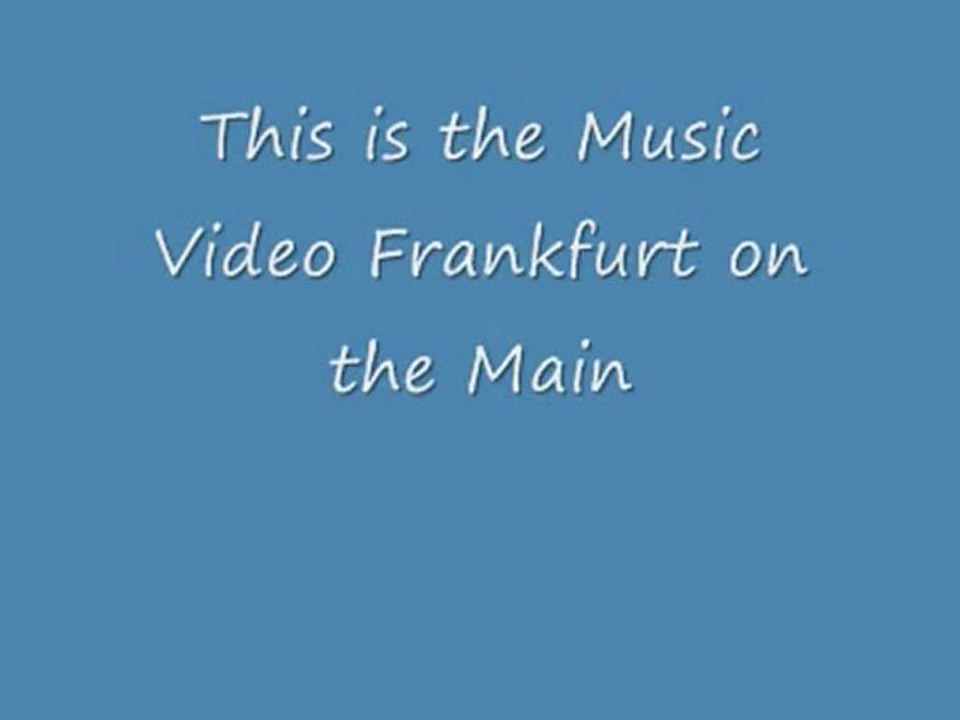 Frankfurt On The Main(Alexander Roscher&Sabrina Del Monaco)