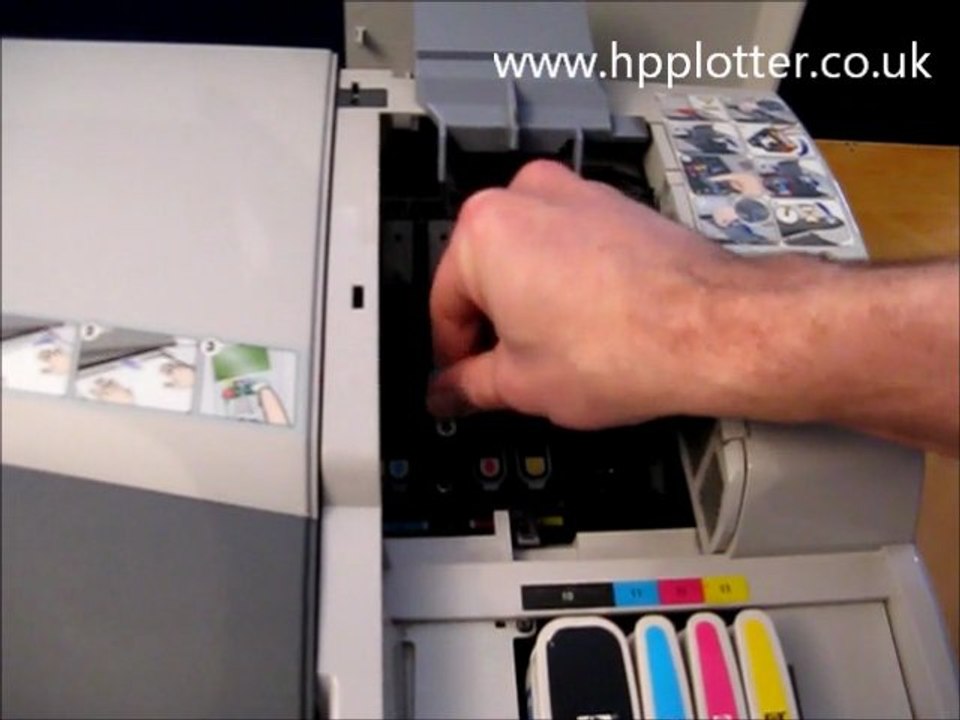 DesignJet 100 repair- replacing print head