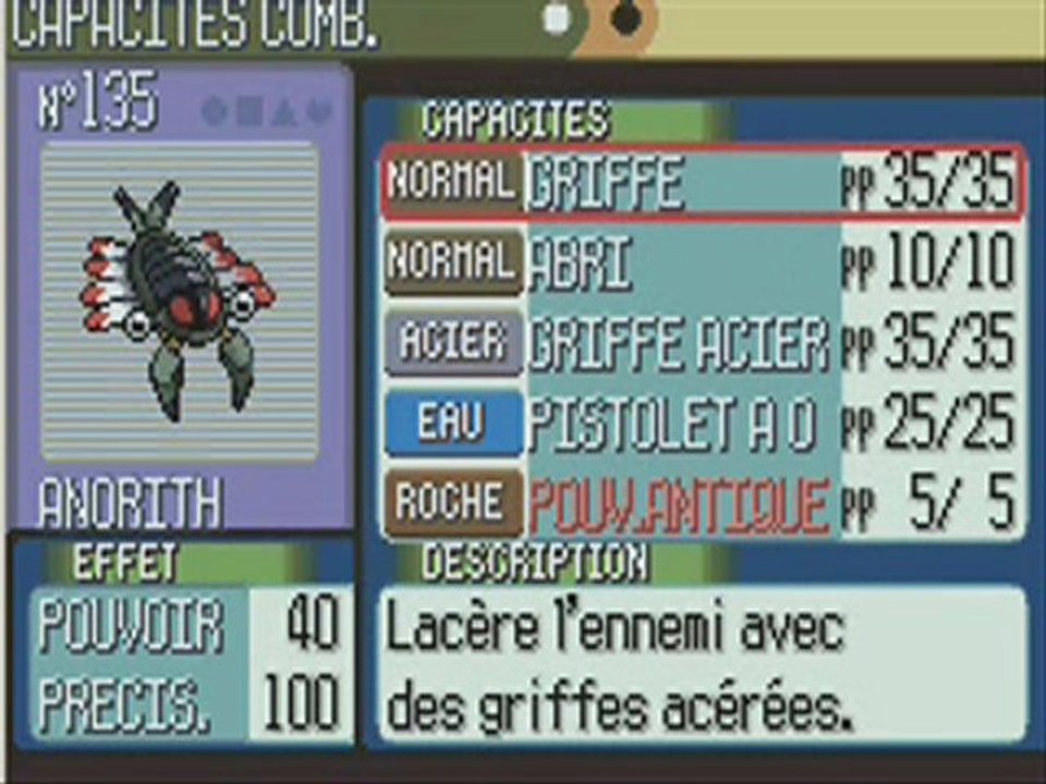 Pokemon Rubis ,55) Coup de foudre