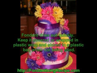 Recipe Fondant Icing