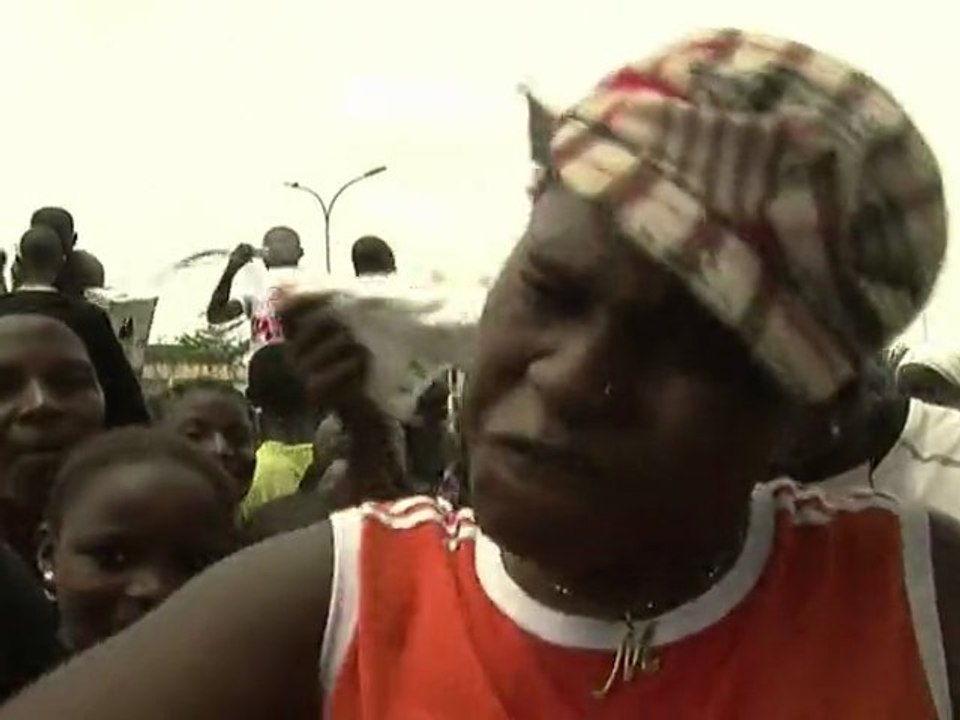 Manifestation d'Ivoiriennes contre Laurent Gbagbo