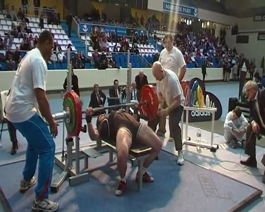 ROMAIN PICOT GUERAUD rec de france d couché a 203kg, -82,5