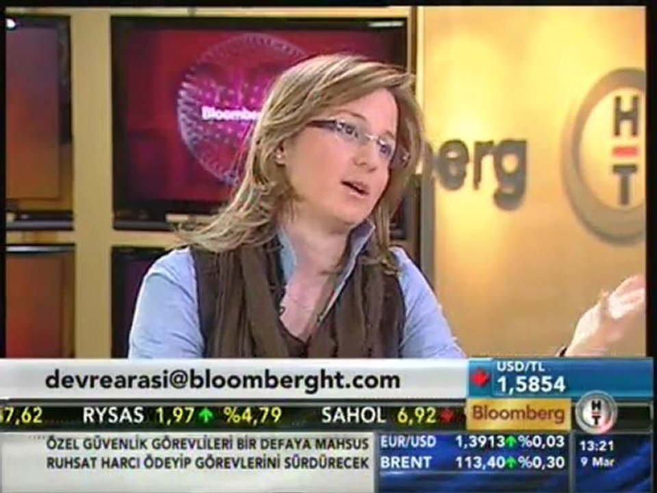 Müğe arslan Bloomberg HT devre Arası Programına konuk oldu