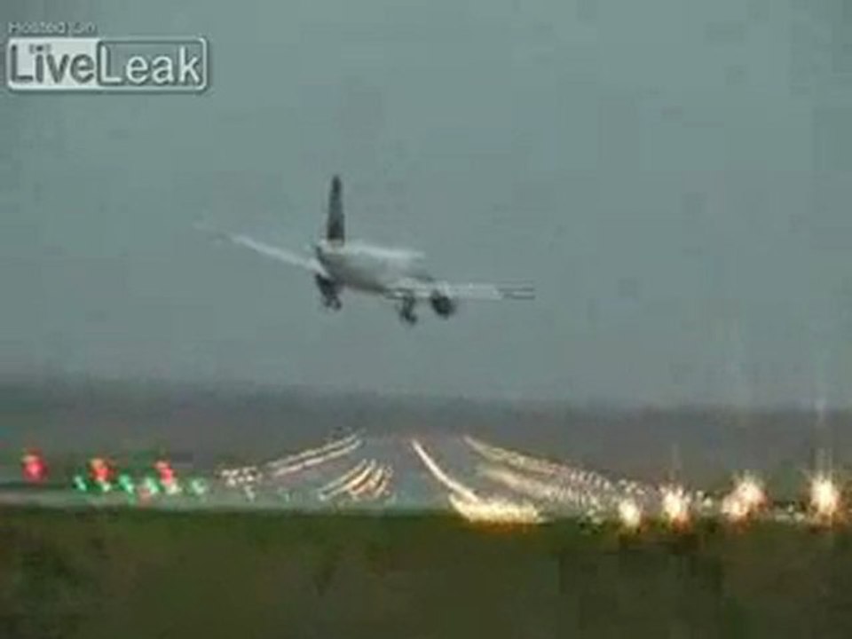 посадка самолета