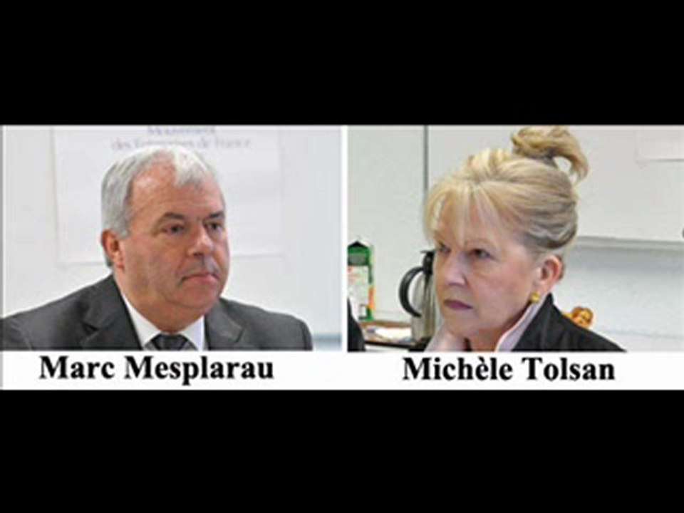 MEDEF 65 :Interventions Marc Mesplarau et Michèle Tolsan