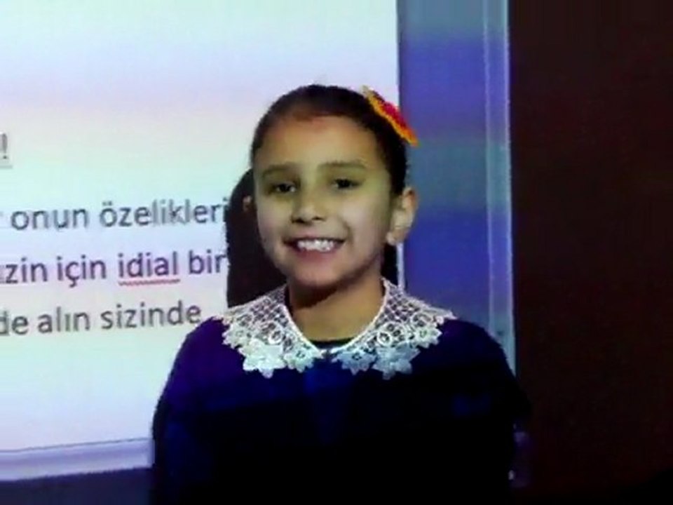 Kübra Uysal'ın  Hayat Bilg. dersi için hazırladığı reklam