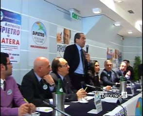 Antonio Di Pietro a Matera