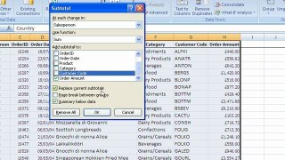 Microsoft Excel Subtotal Tutorial