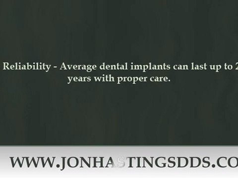 Boise Idaho Dentist discusses 5 benefits to dental implants