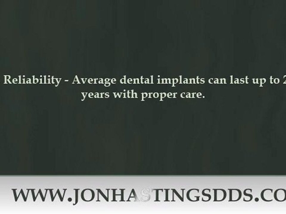 Boise Idaho Dentist discusses 5 benefits to dental implants