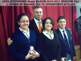 Remzi Yurtsever İ.O. 2010 - 2011 I. Dönem Kapanış Töreni