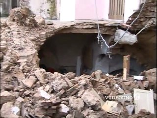 pomarico crollano due palazzi