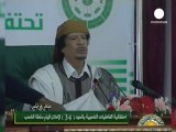 Libya leader appears on national television