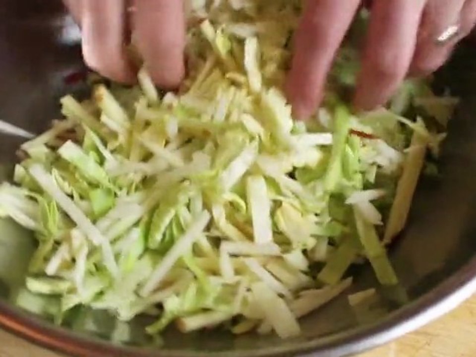 Spicy Apple Jicama Slaw : Foodwishes