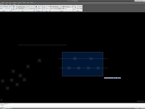 AutoCAD Tutorial - Draw Panel - Divide and Measure Command