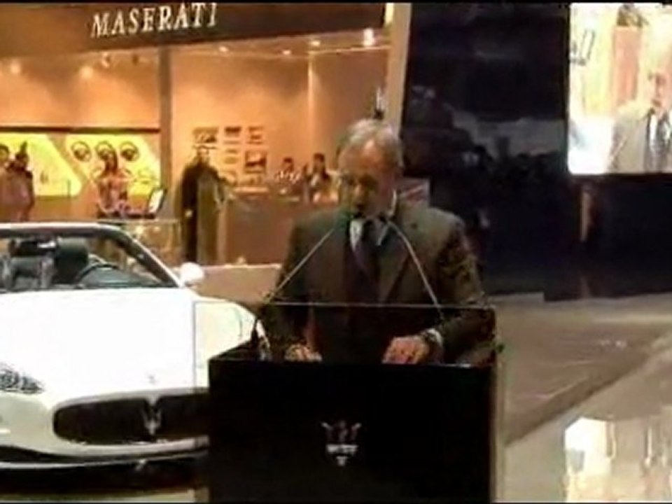 Maserati press conference
