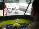 En rickshaw à Chennai(Inde)