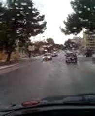 Primi fiocchi di neve a Matera