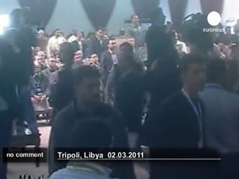 Gaddafi backed by supporters - no comment