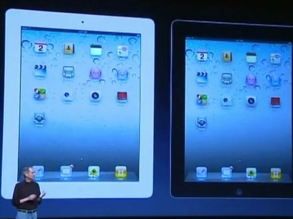 Apple-Chef Steve Jobs stellt neues iPad persönlich vor