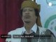 Mouammar Kadhafi prononce un discours à... - no comment