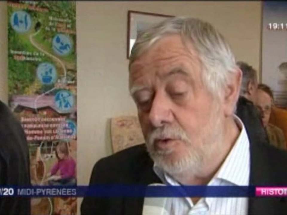 Yves Coppens et Jean Clottes à Aurignac - 21 février 2011