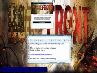 Homefront Download FOR FREE game and keygenerator