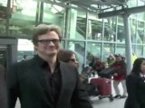 Colin Firth Arrives Back in London After the Oscars