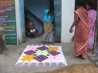 L'art du Kolam ou du Rangoli dans le Tamil nadu